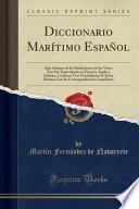 Libro Diccionario Marítimo Español