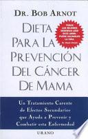 Libro Dieta para la prevención del cáncer de mama