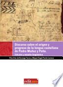 Libro Discurso sobre el origen y progreso de la lengua castellana