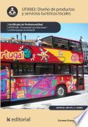 Libro Diseño de Productos y servicios turísticos locales. HOTI0108