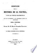 Disertacion sobre la historia de la náutica