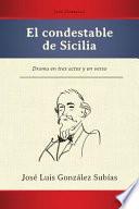 Libro El Condestable de Sicilia