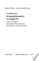 El español de América en el siglo XVI