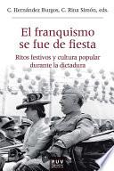 Libro El franquismo se fue de fiesta