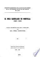 El Inca Garcilaso, en Montilla, 1561-1614