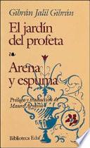 Libro El jardín del profeta. Arena y espuma