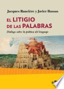 Libro El litigio de las palabras