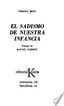 Libro El sadismo de nuestra infancia