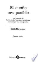 Libro El sueño era posible