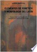 Elementos de fonética y morfología del latín