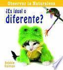 Libro ¿Es igual o diferente?