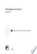 Libro Estrategias de lectura