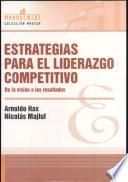 Estrategias para el liderazgo competitivo