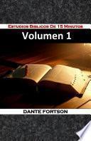 Libro Estudios Biblicos De 15 Minutos: Volumen 1