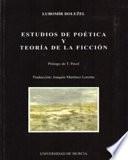 Estudios de poética y teoría de la ficción
