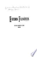Estudios filosóficos
