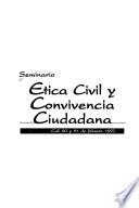 Etica civil y convivencia ciudadana