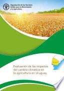 Libro Evaluación de los impactos del cambio climático en la agricultura en Uruguay