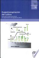 Libro Evapotranspiracion Del Cultivo