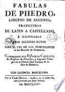 Fabulas de Phedro ...