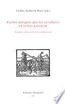 Libro Fechos antiguos que los cavalleros en armas passaron. Estudios sobre ficción caballeresca