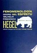 Libro Fenomenología del espíritu