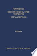 Libro Fenómenos. Descripción del Orbe terrestre. Costas marinas.