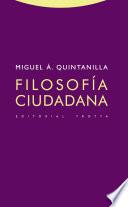 Filosofía ciudadana