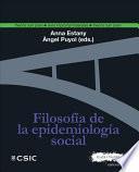 Libro Filosofía de la Epidemiología Social