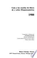 Guía a Las Reseñas de Libros de Y Sobre Hispanoamérica