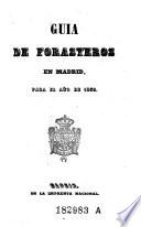 Guia de forasteros en Madrid