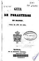 Guía de forasteros en Madrid para el año de 1856