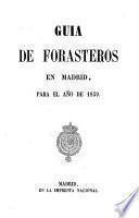 Guía de forasteros para el año de ...