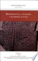 Hermenéutica, analogía y filosofía actual