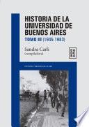 Libro Historia de la Universidad de Buenos Aires: 1945-1983