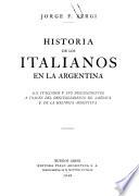 Historia de los italianos en la Argentina