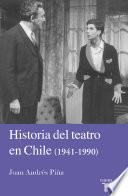 Libro Historia del teatro en Chile 1941-1990