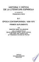 Libro História y crítica de la literatura española al cuidado de Francisco Rico