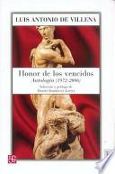 Libro Honor de los Vencidos