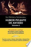 Libro HUMOR PICANTE DE ANTAÑO