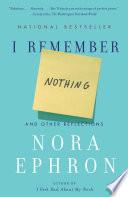 Libro I Remember Nothing