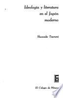 Libro Ideología y literatura en el Japón moderno