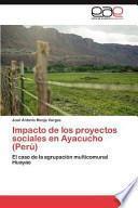 Impacto de Los Proyectos Sociales en Ayacucho