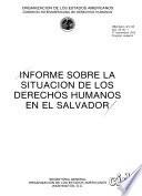 Informe sobre la situación de los derechos humanos en El Salvador