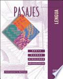 Libro Instructor's Edition to Accompany Pasajes