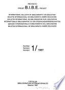 International Bulletin of Bibliography on Education