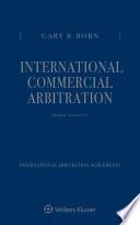 Libro International Commercial Arbitration