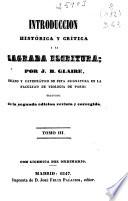Introduccion histórica y crítica a la Sagrada Escritura: (346 p.)
