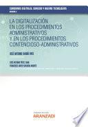 Libro La digitalización en los procedimientos administrativos y en los procedimientos contencioso-administrativos-Cuadernos digitales. Derecho y Nuevas Tecnologías