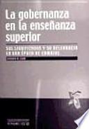 Libro La gobernanza en la enseñanza superior